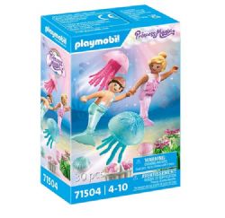 PLAYMOBIL PRINCESS MAGIC - ENFANTS SIRÈNES AVEC MÉDUSES ET COQUILLAGES #71504 (0524)